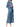 Pantaloni dritti in twill di misto lino Emme Marella da Donna - Azzurro