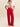 Pantalone Palazzo Emma Marella da Donna - Rosso