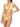 Costume Bikini Set F**K da Donna - Giallo