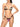 Costume Bikini Set F**K da Donna - Marrone