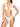 Costume Bikini Set F**K da Donna - Bianco