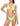 F**K Women's Green Triangle Bikini Set - Adjustable Bottom
