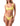 Costume Bikini Set Top Fisso - Americano Fisso F**K Donna Giallo
