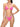 Costume Bikini Set F**K da Donna - Fuxia