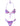 Triangle Bikini Set - Fixed Brazilian Bottom F**K Women's Purple