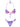 Costume Bikini Set F**K da Donna - Viola