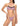 Adjustable Bikini Top and Bottom Set F**K Women’s Pink