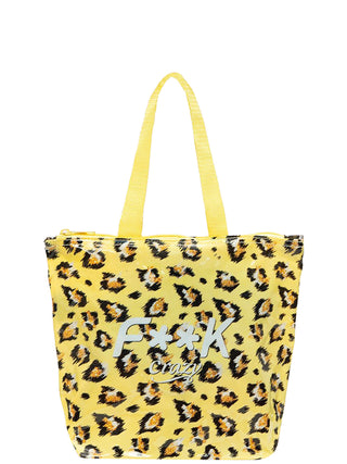 Borsa Pochette Mare Leo F**K Donna Giallo