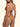 Costume Bikini Set F**K da Donna - Marrone