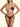Bikini F**K Fascia con Slip Americano Regolabile da Donna - Marrone