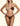 Costume Bikini Set Fascia - Americano Regolabile F**K Donna Marrone