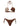 Costume Bikini Set Fascia - Americano Regolabile F**K Donna Marrone