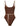 Costume Intero Monokini F**K Donna Marrone
