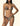 F**K Women's Triangle Bikini with Adjustable Bottom - Leo