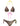 F**K Women's Triangle Bikini with Adjustable Bottom - Leo