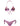 F**K Women's Triangle Bikini with Adjustable Bottom - Patterned