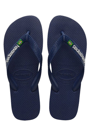 Ciabatte BRASIL LOGO Havaianas Uomo Navy Blue 2
