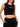 Top Logo ICON da Donna - Nero