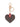 Portachiavi Liu Jo Heart Key da Donna - Marrone