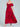 Vestito Lungo Con Incrocio e Stampa Take Two da Donna - Rosso