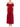 Vestito Lungo Con Incrocio e Stampa Take Two da Donna - Rosso