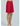 Bermuda Shorts in Pleated Fabric, Take Two, Women’s, Red