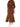 Abito Lungo con Cintura Victoria Ashley da Donna - Marrone