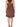 Abito Corto con Spalline Victoria Ashley da Donna - Marrone