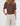 Yes Zee Women's Dark Brown Sweater
