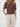 Maglia Girocollo Yes Zee da Donna - Marrone
