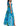 Guess Women's Blue Multi-Pattern Dress