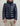 Adams Blauer Men’s Blue Down Jacket, Tobacco Interior