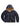 Adams Blauer Men’s Blue Down Jacket, Tobacco Interior