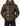 Kiernan Blauer Men’s Down Jacket, Dark Brown, Inner Lining: Mist Grey