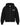 Felpa Cappuccio Cappuccio Cropped Logo Lato Icon Donna Nero