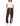 Pantalone Jogger Logo Verticale Icon Donna Moro