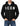 Felpa Zip Cappuccio Zip Logo Grande Icon Uomo Nero