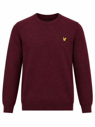 Maglione Lyle & Scott Uomo Burgundy