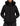 Piumino Short Berna Fur Jacket Refrigiwear Donna Nero