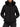 Piumino Short Berna Fur Jacket Refrigiwear Donna Nero