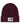 Unisex The North Face cuffed beanie with TNF box logo, Deep Burgundy