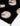 Angelic Tiffosi Women's Black Scarf