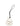 Miu Miu Women's Trick Wander Keychain White