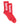 Disclaimer Cotton Women's Socks - Red