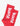 Disclaimer Cotton Women's Socks - Red